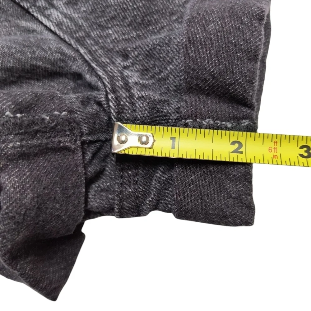 PacSun Black High-Rise Mom Jean Shorts Size 26
